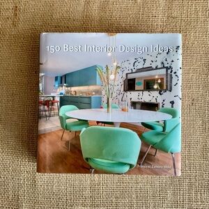 150 BEST INTERIOR DESIGN IDEAS Hardback Coffee Table Reference Book
